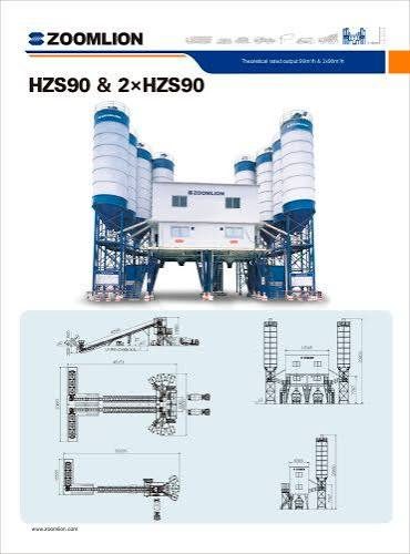 Zoomlion HZS90 Concrete Machinery